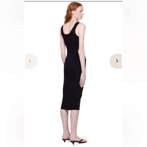Cotton Citizen Verona Black Ribbed Midi Tank Dress Women’s Small NWT - Picture 3 of 9